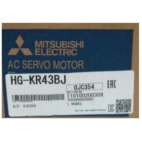 【新品★貨物輸送無料】MITSUBISHI 三菱電機 HG-KR43BJ サーボ原動機【６ヶ月引き受ける】
