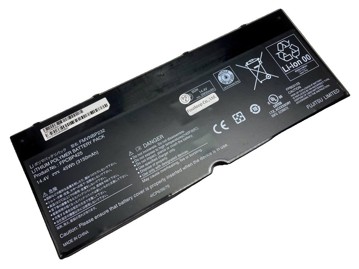 【純正】Fmvnbp232 14.4V 45Wh FUJITSU 富士通 ノート PC ノートパソコン 純正 交換バッテリー｜3am Studio