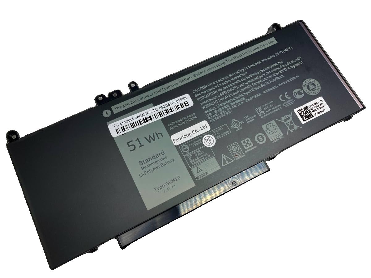 【純正】G5m10 7.4V 51Wh DELL デル ノート PC ノートパソコン 純正 交換バッテリー|3am Studio