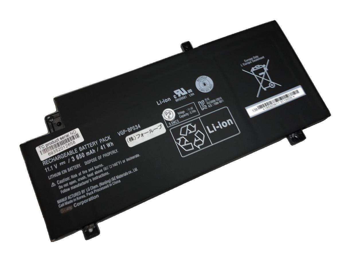【純正】Vgp-bps34 11.1V 41Wh SONY ソニー ノート PC ノートパソコン 純正 交換バッテリー