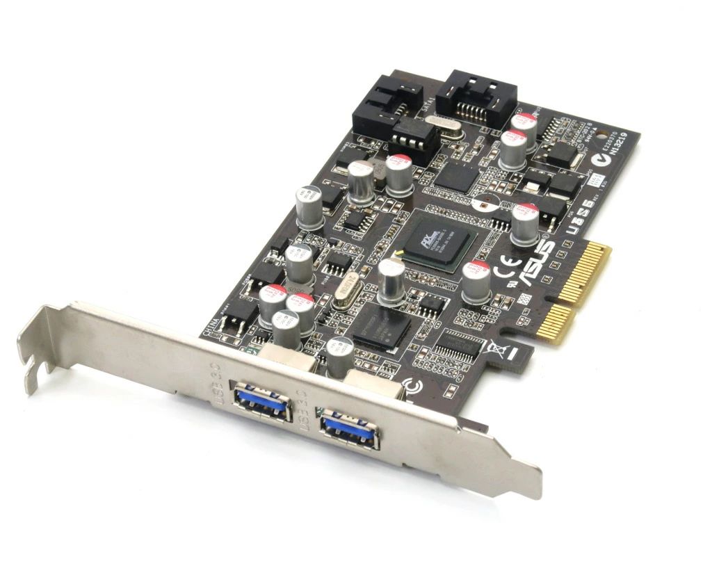 ASUS 純然たる C1BMY0 U3S6 2界面USB3.0 2界面SATA6Gb/s インターフェイスカード PCI-Express繋ぎ合わせる 【中古】【20180621】
