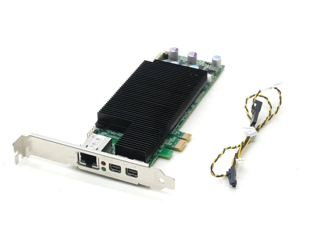 DELL 0MTV9J Tera2 PCoIP デュアルポートリモートアクセラレーションカード Mini Displayport x2 ギガビットローカルエリアネットワーク繋ぎ x1 PCIe x1 【