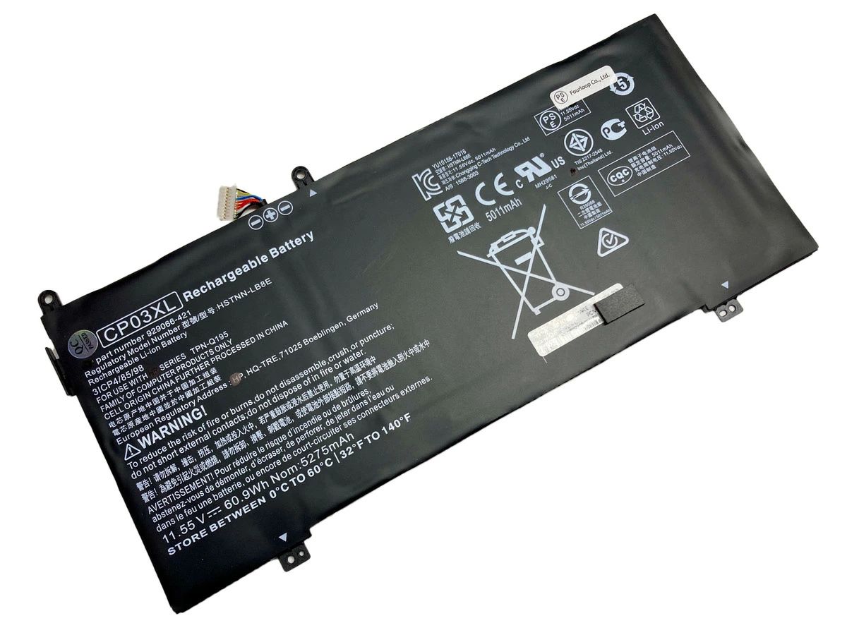 【純正】Spectre x360 13-ae019tu 11.55V 60.9Wh hp ノート PC ノートパソコン 純正 交換バッテリー｜3am Studio