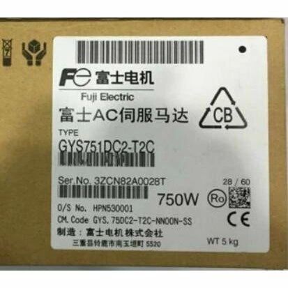 【新品★送料無料】FUJI / 富士電機 サーボモータ GYS751DC2-T2C【６ヶ月保証】