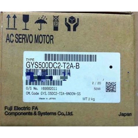 【新品 適当お願いごと書振り出し可  】富士 サーボ原動機 GYS500DC2-T2A-B【６ヶ月引き受ける】