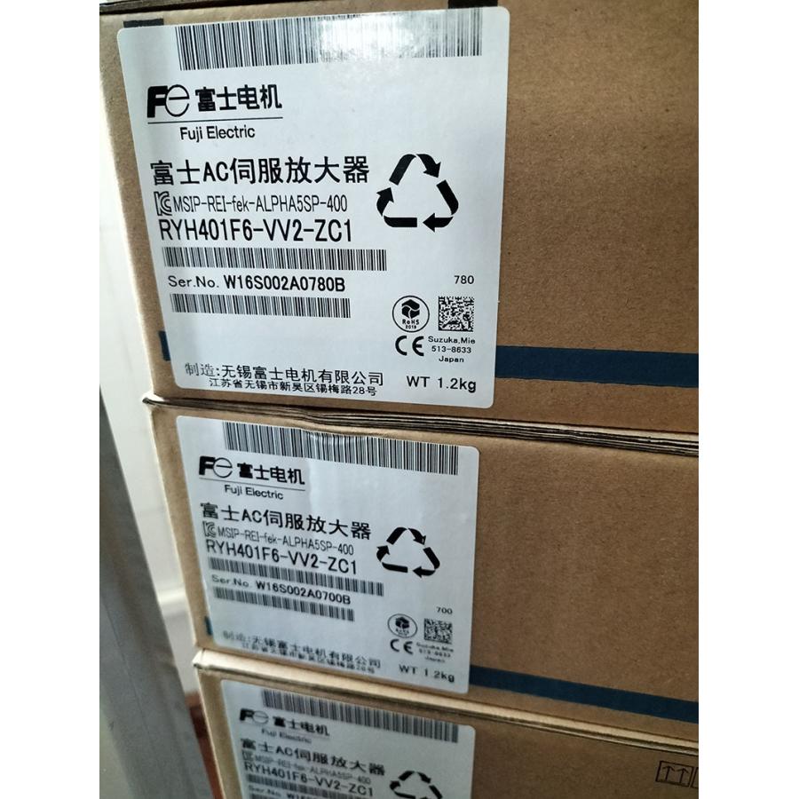 【新品 適格請求書発行可 】FUJI 富士電機 RYH401F6-VV2-ZC1 サーボドライブ【６ヶ月保証】