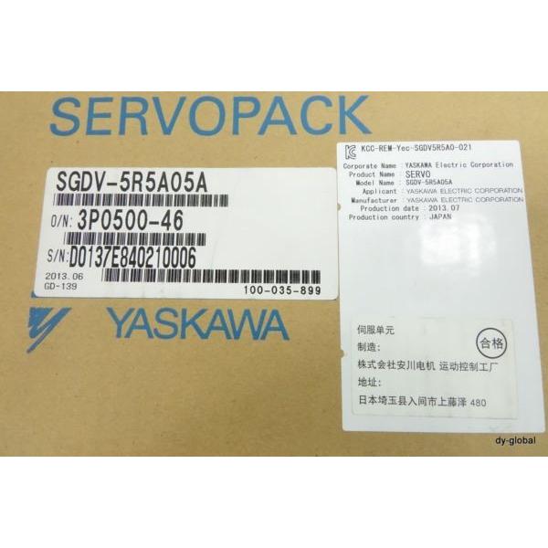 【新品 適当お願いごと書振り出し可  】YASKAWA 安川電機 SGDV-5R5A05A サーボ１番ウッド【６ヶ月引き受ける】