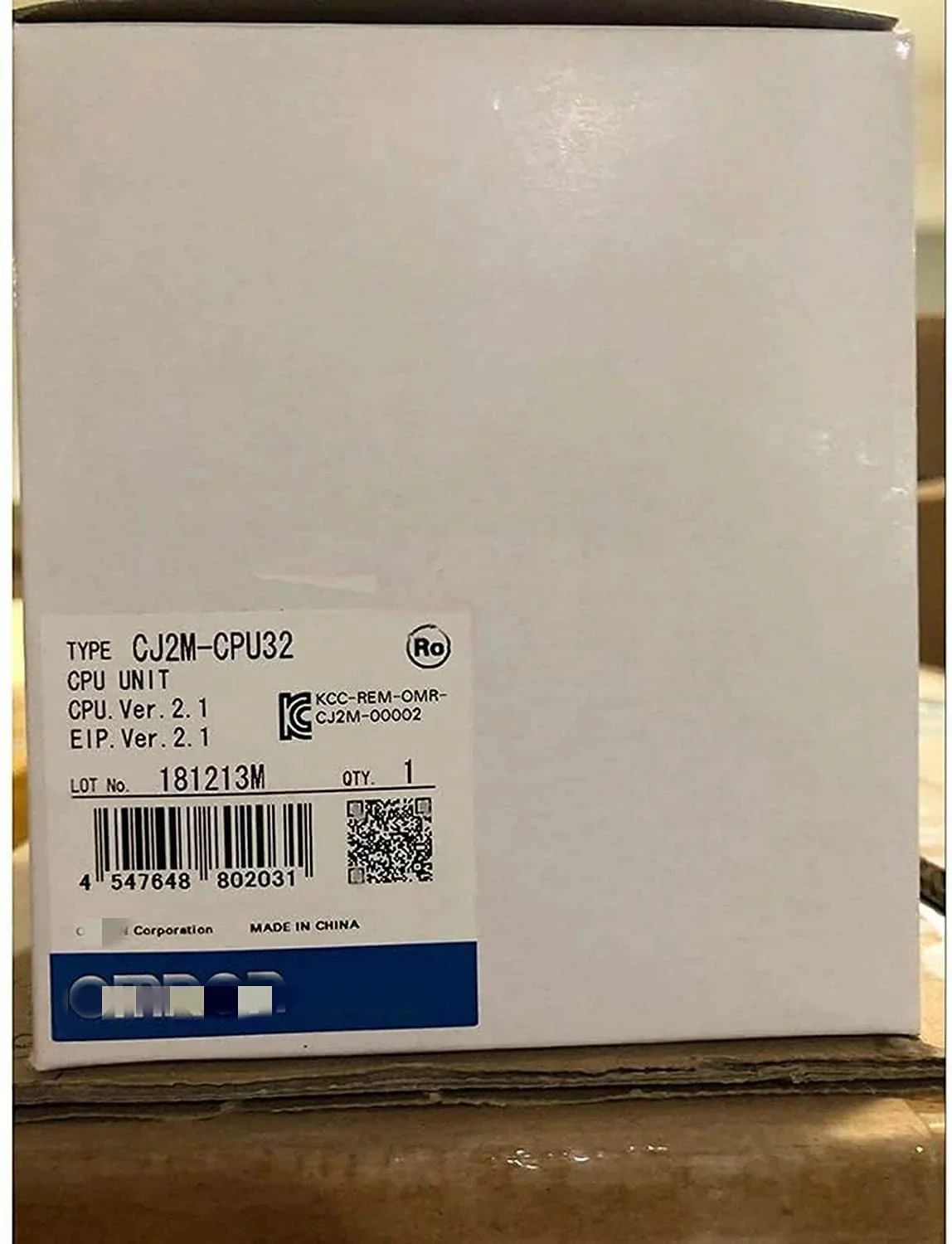 【新品 適格請求書発行可】OMRON/オムロン CJ2M-CPU32 CPUユニット【６ヶ月保証】