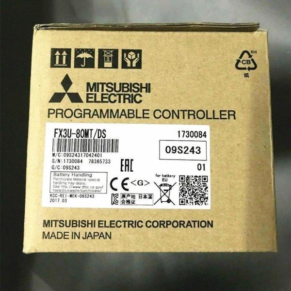 【新品 適格請求書発行可】MITSUBISHI 三菱電機 FX3U-80MT/DS【6ヶ月保証】|3am Studio