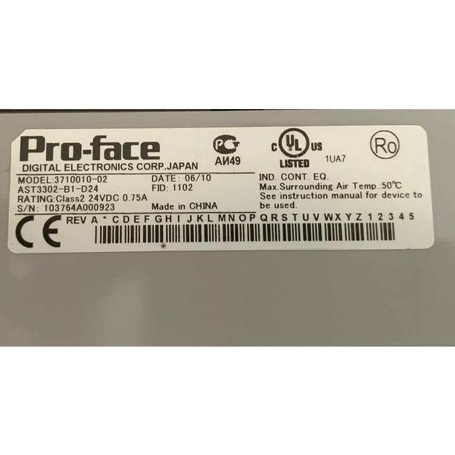 【新品★貨物輸送無料】Proface AST3302-B1-D24 プログラマブル見せびらかす器  【６ヶ月引き受ける】