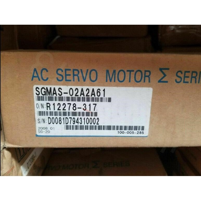 【新品 適当お願いごと書振り出し可】YASKAWA 安川電機 SGMAS-02A2A61 サーボ原動機【６ヶ月引き受ける】