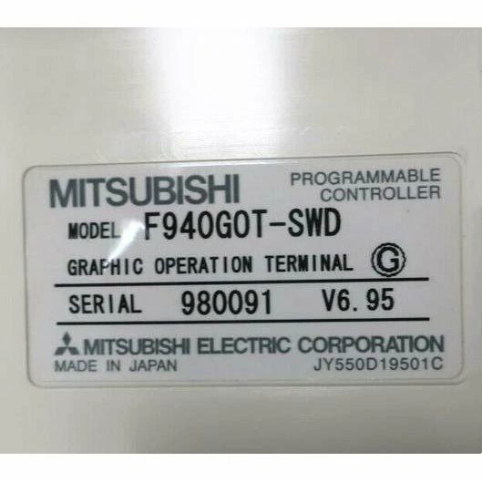 【新品 適格請求書発行可】MITSUBISHI 三菱電機 F940GOT-SWD グラフィックオペレーションターミナル【6ヶ月保証】|3am Studio