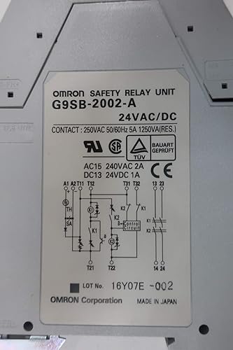【新品 適格請求書発行可】OMRON オムロン G9SB-2002-A【６ヶ月保証】