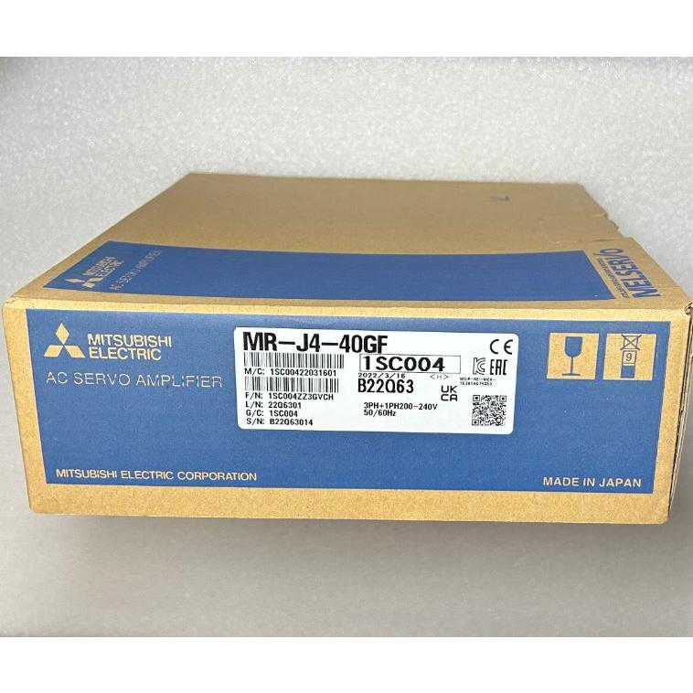 【新品 適当お願いごと書振り出し可】MITSUBISHI 三菱 サーボアンプリファイアー MR-J4-40GF【６ヶ月引き受ける】