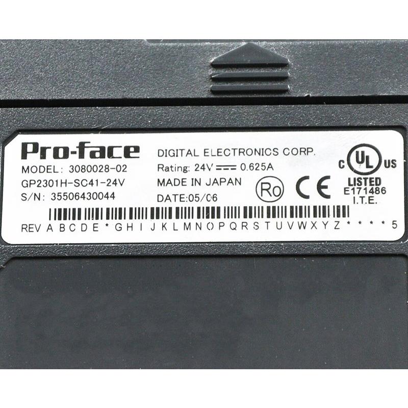 【新品 適当お願いごと書振りだし可】Proface GP2301H-SC41-24V タッチパネル 書きあらわす器【６ヶ月引き請ける】 その他-木材・建築資材・設備