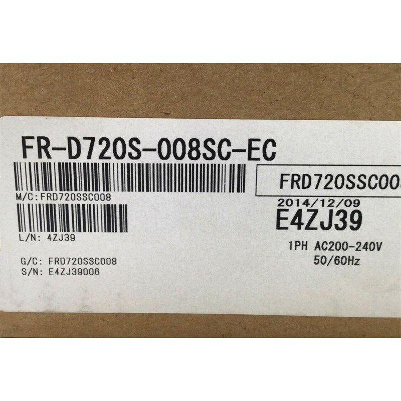 【新品 適格請求書発行可】MITSUBISHI 三菱電機 FR-D720S-008SC-EC インバーター 【６ヶ月保証】