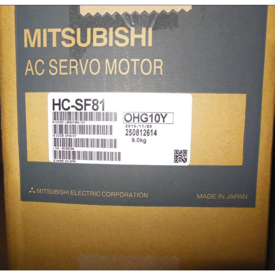 【新品 適格請求書発行可】MITSUBISHI 三菱電機 HC-SF81 サーボモーター【６ヶ月保証】