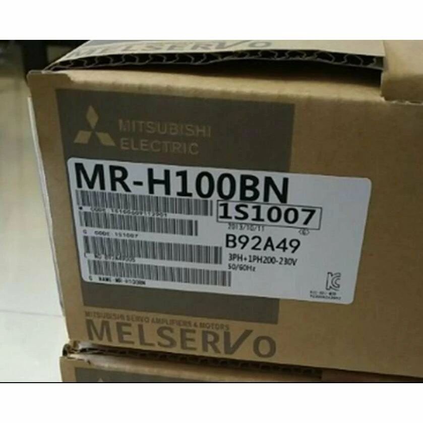 【新品 適当お願いごと書振り出し可】MITSUBISHI/三菱 MR-H100BN サーボ運転【６ヶ月引き受ける】