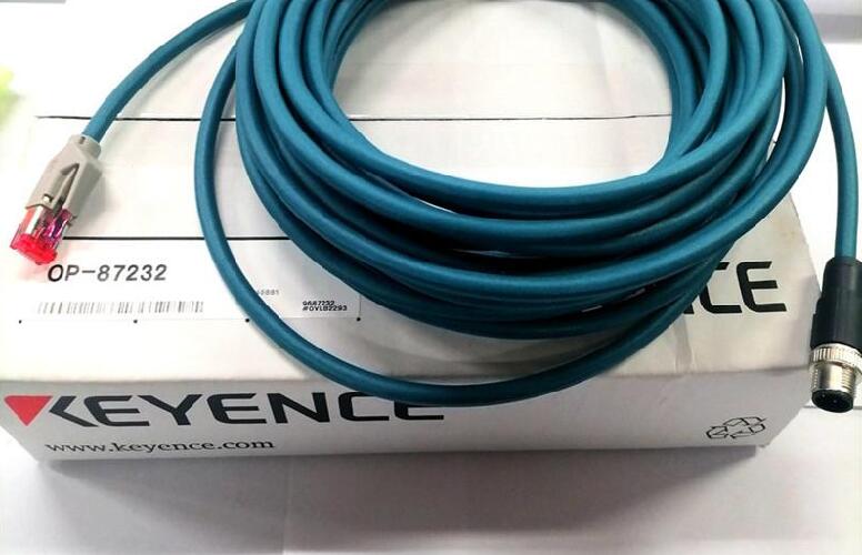 【新品 適当お願いごと書ふり出し可】KEYENCE キーエンス OP-87232 用バーコード/2度合いコードリーダリンクケーブル【６ヶ月引き受ける】
