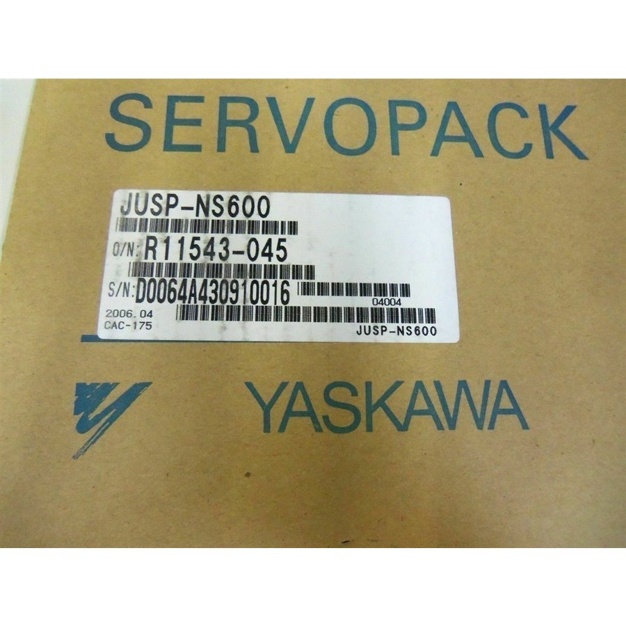 【新品★貨物輸送無料】YASKAWA サーボ容器に並べる JUSP-NS600【６ヶ月引き受ける】