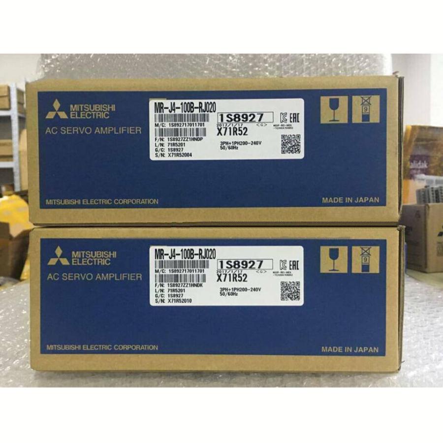 【新品★貨物輸送無料】MITSUBISHI/三菱 MR-J4-100B-RJ020 サーボアンプリファイアー【６ヶ月引き受ける】