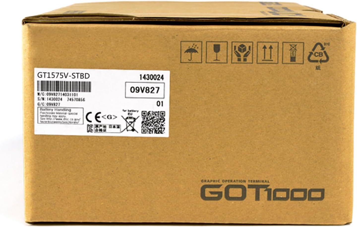 【新品★貨物輸送無料】MITSUBISHI/三菱電機 GT1575V-STBD プログラマブル見せびらかす器【６ヶ月引き受ける】