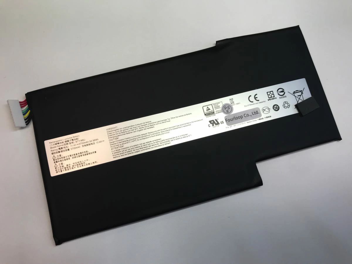 Gs63 stealth pro-016 11.4V 64.98Wh msi ノート PC ノートパソコン 互換 バッテリー 電池