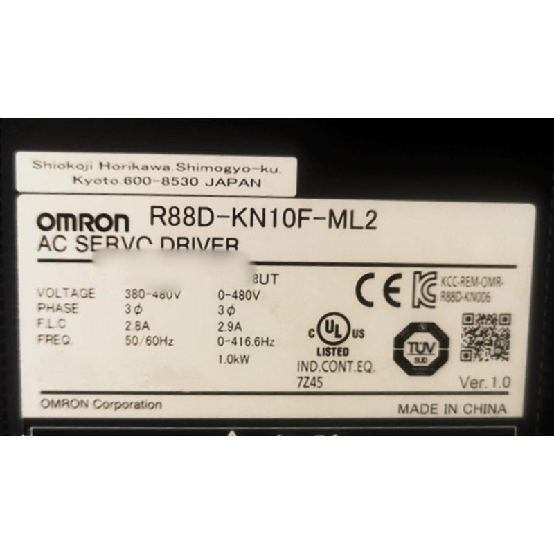 【新品 適格請求書発行可】OMRON オムロ R88D-KN10F-ML2 用サーボドライバー【６ヶ月保証】