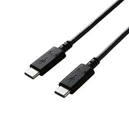 【5個仕掛ける】エレコム USB2.0有線テレビ/C-C手合い/公証品/PD相応う/3A最終生産物/1.5m/黒いこと U2C-CC15NBK2X5