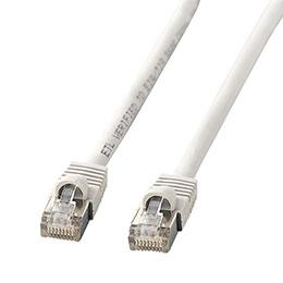 サンワサプライ STPエンハンスドカテゴリ5単線有線テレビ 30m ともし火薄墨色 KB-STP-30LN