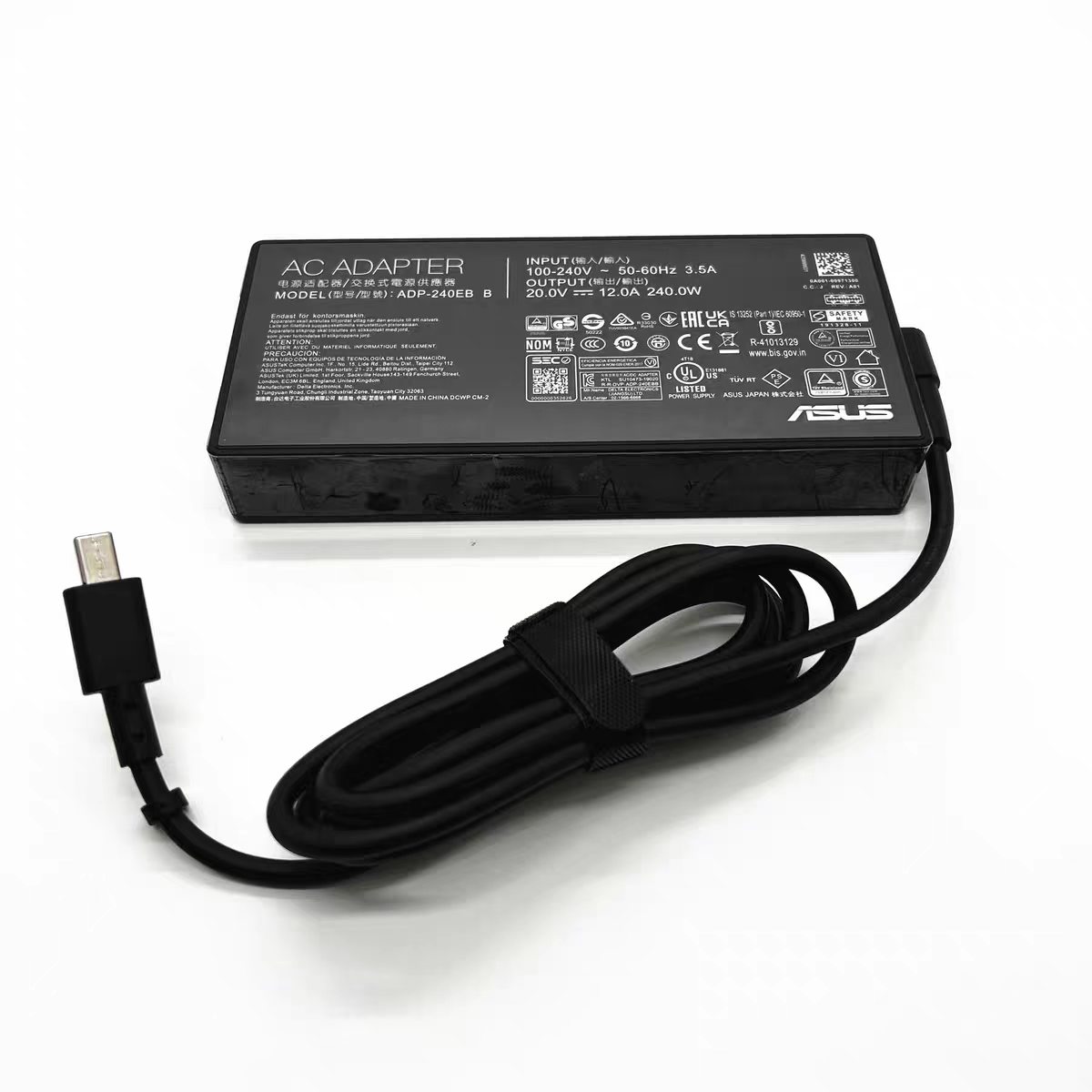 完全無欠 ASUS ROG Zephyrus G16 (2024/2025) Gaming 用 ACアダプタ 20V 12A ワット数アダプター 自動データ処理-240EB B A20-240P1A 一種独特方形端子を召しかかえる