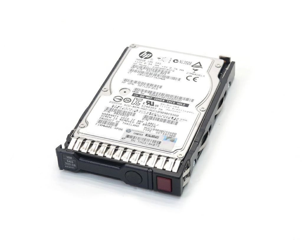 hp 653971-001 SAS SC 900GB 2.5in ProLiant Gen8つづき物等相応う 6Gpps 10000rpm HDDマウンタ付 動くこと突きとめる済 【中古】【20200201】