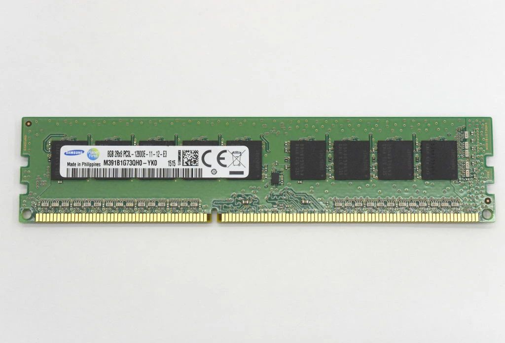 Samsung 8GB PC3L-12800E DDR3L ECC Unbuffered 2Rx8 hp Z230 DELL Precision T3600等対応 【中古】【20210202】