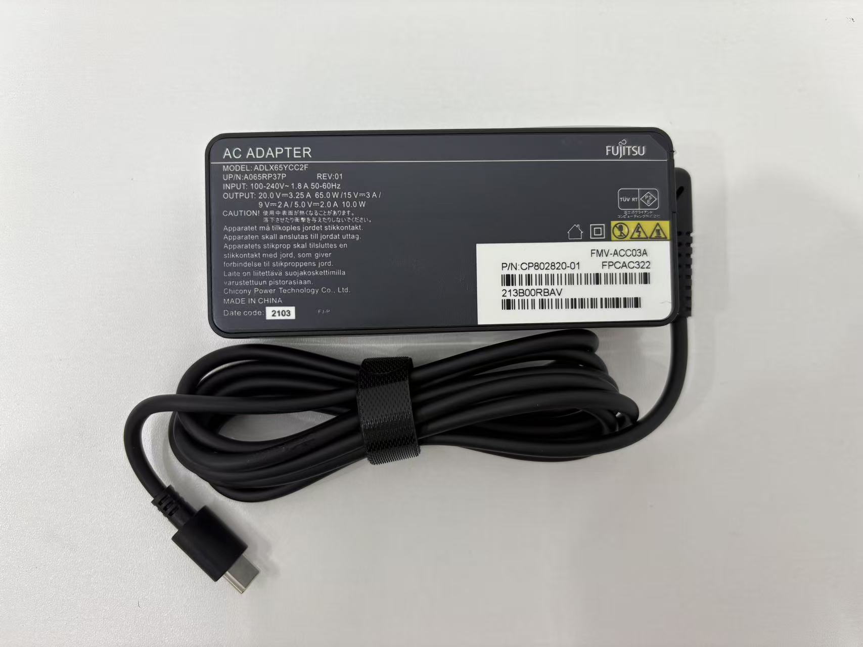 楽天市場】純正新品 富士通 ACアダプタ 65W Type-C（USB-C）FMV