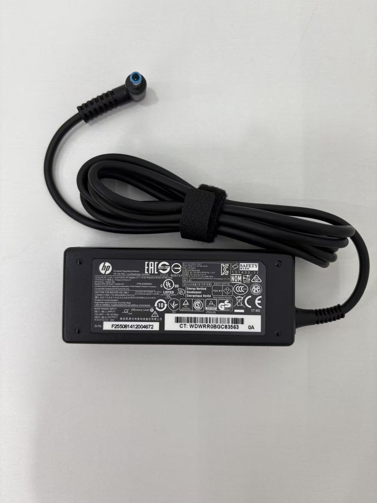 楽天市場】HP製 45Wモニター代替ACアダプターL字型ブループラグ M22f