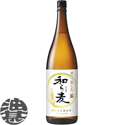 『送料無料！』 （地域限定） サッポロビール 本格麦焼酎 和ら麦 25度 1.8L瓶(6本入り1ケース) 【1800ml サッポロ 焼酎 お酒】[qw][ypc]