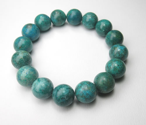 クリソコラ 10mm玉ブレスレット クリソコラ 10mm玉 ブレスレット ストレート 限定品 No.aの通販
