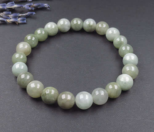 楽天市場】ヒスイ ブレスレット8mm 和田玉 和田碧玉 ホータン玉 中国四