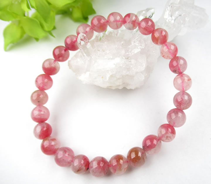 ロードナイトインクォーツ ロードナイトシリカ ブレスレット 10mm 17cm 楽天市場】高品質 ロードナイトシリカ クォーツ 10mm