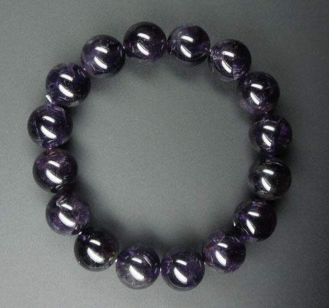 スピリチュアル精力をぶっ放す岩 ネグロアメジスト12mm ブレスレット B1ameb12 Cannes Encheres Com