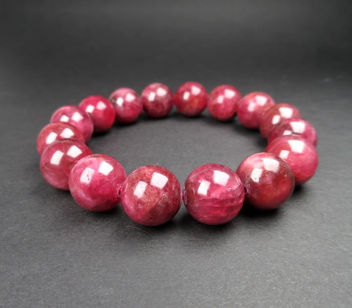 花ローズクォーツのデザインブレスレットとロードナイトとラリマー3点 花ローズクォーツのデザインブレスレットとロードナイトとラリマー3点