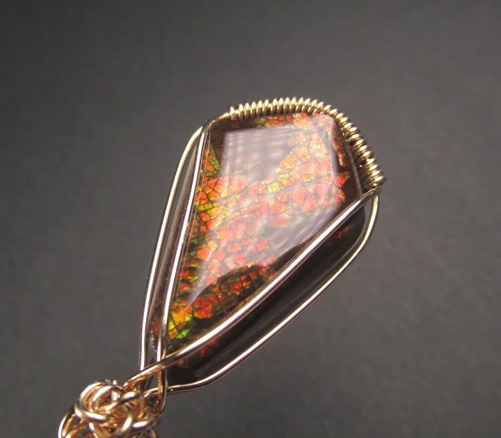 天然アンモライト 六芒星ペンダント（鑑別書付） 楽天市場】ネックレス ペンダント パワーストーン 開運 アンモライト