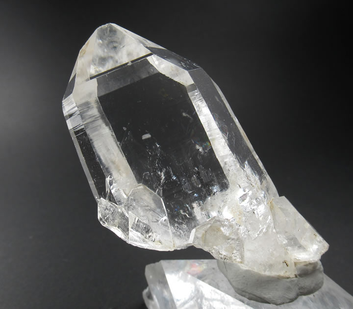 セラデカブラル産レムリアンシード水晶 虹あり 古代の偉大なる力 叡智 瞑想 置物 パワーストーン lem197|ラベンダーストーン