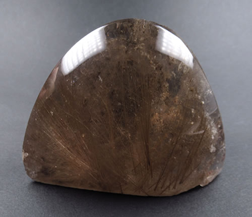 スモーキクォーツ ルチル入り 206g 豊かさ 繁栄 金運 成功 財運 真の富裕 rutile073｜ラベンダーストーン