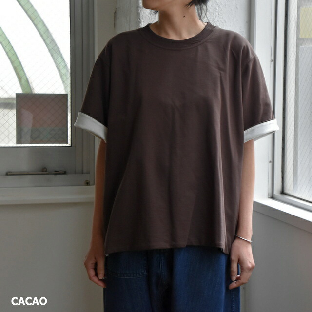 SOFIE D'HOORE(ソフィードール)/TEO short slv Tee in double bicolor fleece(3色展開)|acoustics (アコースティックス)