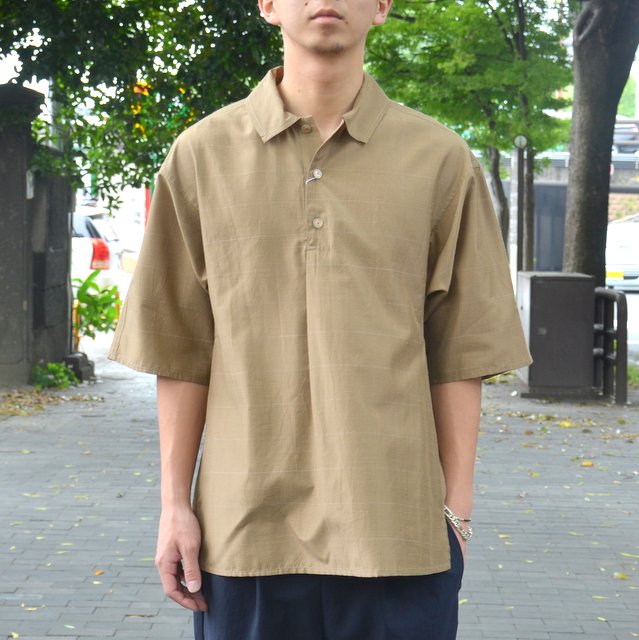 tim.(ティム)/ WINDOW PANE DOLMA POLO -(63)BEIGE-|acoustics (アコースティックス)