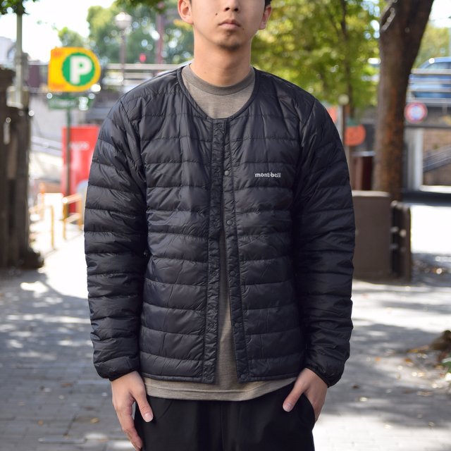 楽天市場 Mont Bell モンベル Superior Down Round Neck Jacket Men S Bk ブラック Acoustics アコースティックス