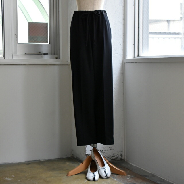 【MM6 MAISON MARGIELA】ピンストライプ ウール ワイドパンツ MM6 Maison Margiela ストライプ ワイドパンツ | ニュートラル