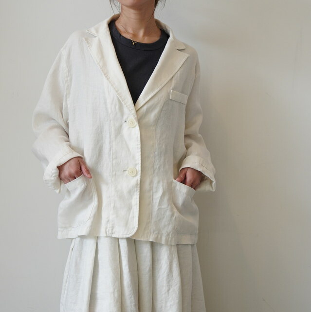 Sarah(サラ)/Linen Twill テーラードジャケット【2色展開】
