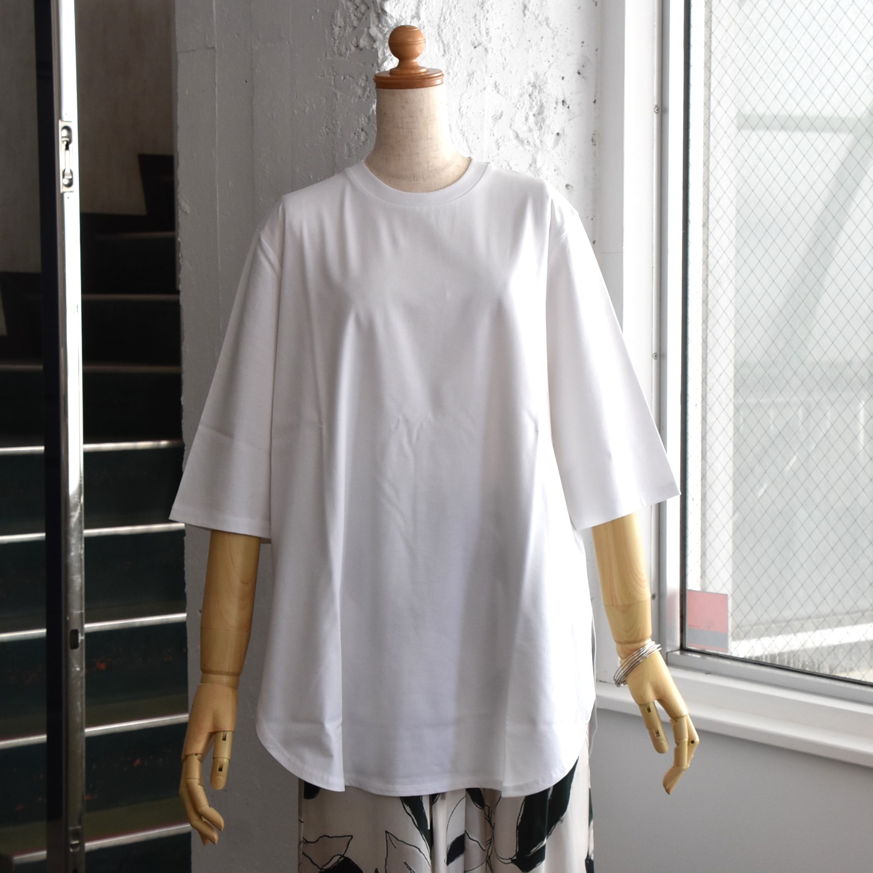 SACRA (桜) / PREMIUM SUVIN COTTON TOP【2色取りひろげる】